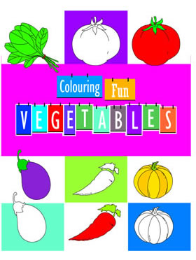 Little Scholarz Colouring Fun - Vegetables